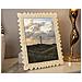 Cornice Portafoto Light Leaf In Resina Crema Con Foglie 20x25 - Foto miniatura 5