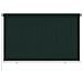 Tenda a Rullo per Esterni 245 (L) x140 (A) cm Verde scuro HDPE - Foto miniatura 1