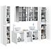 Set di mobili per il bagno 6 pcs Bianco - Foto miniatura 3