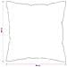 Cuscino FULDA 80 x 80 cm 100% piuma d’oca e piumino Bianco - Foto miniatura 7