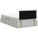 Letto con Contenitore Grigio Chiaro 120 x 200 cm Velluto - Foto miniatura 9