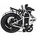 Fat Bike Pieghevole 20'' Telaio Acciaio 250w 36v 10.4ah Silver - Foto miniatura 4