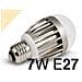 XLD277W40 Lampadina LED 7W attacco E27 luce calda 400LM  - Foto miniatura 4