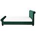 Letto Matrimoniale In Velluto Verde Stile Chesterfield 180x200cm Avallon - Foto miniatura 5