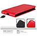Custodia Compatibile Con Zte Axon 7 In Rosso Mela - Coperchio Protettivo In Design Flip Con Chiusura Magnetica - Foto miniatura 8