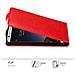 Custodia Compatibile Con Zte Axon 7 In Rosso Mela - Coperchio Protettivo In Design Flip Con Chiusura Magnetica - Foto miniatura 3