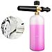 Regolabile Bottiglia Di Schiuma Cannone 1 Litro Neve Schiuma Lance Dispenser Di Sapone Ugello Karcher K Series K2 K3 K4 K5 K6 K7 Idropulitrice - Foto miniatura 1