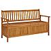 Cassapanca da Giardino 148 cm in Legno Massello di Acacia - Foto miniatura 1