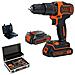 Trapano Percussione Batteria Black & Decker Bdchd181b2fc - Foto miniatura 1