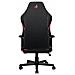 X1000 Sedia Da Gaming Per Pc Sedia Tappezzata Nero, Rosso - Foto miniatura 3