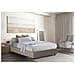 Letto Matrimoniale Giada, Letto Contenitore Con Rivestimento In Ecopelle, 100% Made In Italy, Apertura Frontale, Adatto Per Materasso Cm 160x200, Tortora - Foto miniatura 1