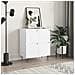 Credenza Bianca 60x35x70 Cm In Legno Multistrato - Foto miniatura 1