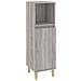Armadietto Bagno Grigio Sonoma 30x30x100cm In Legno Multistrato - Foto miniatura 2