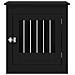 Gabbia Cani Arredamento Nera 64,5x80x71cm Legno Multistrato - Foto miniatura 5