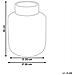 Rattan Vaso Decorativo 36 Beige Renun - Foto miniatura 4