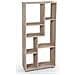 Trade Shop - Libreria Design Moderna Scaffale 7 Ripiani Rovere Casa Uffici 127x60x24cm 750878 - Foto miniatura 1