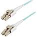 Cavo in fibra ottica multimodale OM4 LC a LC (UPC) commutabile con linguette push-pull, 5m, 50/125µm, Reti 100G, Bassa perdita di inserzione, Cavo patch /bretella in fibra ottica LSZH - Foto miniatura 1