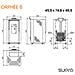 Stufa A Pellet Di Legno Bianco Da 6,1kw - Orphee 6 Blanc - Foto miniatura 4