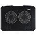 Black Metal base di raffreddamento per laptop 39,6 cm (15.6") Nero - Foto miniatura 1