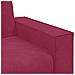 Divano Sedia Rosso Vino 60 cm Velluto - Foto miniatura 2