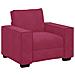 Divano Sedia Rosso Vino 60 cm Velluto - Foto miniatura 1