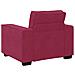 Divano Sedia Rosso Vino 60 cm Velluto - Foto miniatura 5