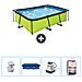 Piscina Fuori Terra - Rettangolo - 220x150x65 Cm - Groen - Include Accessori Coordinati Cb53 - Foto miniatura 1