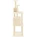 Albero per Gatti con Tiragraffi in Sisal Crema 167 cm - Foto miniatura 4