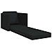 Divano Letto 2 in 1 Nero 74x77x81 cm Tessuto - Foto miniatura 4