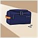 Beauty Case Da Viaggio Medio Per Uomo Navyblue - Foto miniatura 3