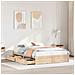 Letto senza Materasso 140x200 cm in Legno Massello di Pino - Foto miniatura 2