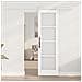 Porta Scorrevole con Set di Accessori 'ORKDAL'Bianca in Legno Massello e Vetro - Foto miniatura 3