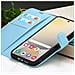Custodia A Portafoglio Per Galaxy S24 Fe Con Funzione Di Supporto E Linguetta Magnetica, Azzurro - Foto miniatura 5