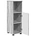 Mobile da Bagno Grigio sonoma 30 x 35 x 95 cm Legno multistrato - Foto miniatura 5
