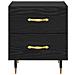 Armadio da Notte 2 pcs Rovere nero 40 x 35 x 47,5 cm - Foto miniatura 7