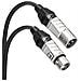 Cavo Xlr Per Microfono Live - Cavo Microfono Maschio-femmina Per Mixer, Amplificatore, Altoparlante Silver 1,5 Milioni - Foto miniatura 3
