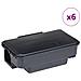 Trappole per Topi 6 pz Nere 22x12,5x7,5 cm - Foto miniatura 1