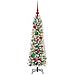 Albero di Natale artificiale con 150 LED Bianco 120 cm - Foto miniatura 3