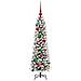 Albero di Natale artificiale con 150 LED Bianco 120 cm - Foto miniatura 6