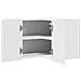 Pensile cucina Bianco 57 x 57 x 40 cm Legno multistrato - Foto miniatura 5
