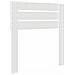 Testiera con testiera Bianco 100 cm Legno multistrato - Foto miniatura 6
