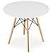 Tavolo rotondo KOVA 90cm - Bianco - Foto miniatura 4