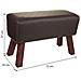 Sgabello Imbottito Marrone 72x30x47h - Foto miniatura 6
