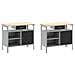 Set banco da lavoro con cassetto con blocco 8 pcs Nero e Grigio - Foto miniatura 3