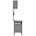Set banco da lavoro con cassetto con blocco 8 pcs Nero e Grigio - Foto miniatura 5