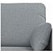 Divano 2 pcs Grigio chiaro 158 x 78 x 80 cm Tessuto - Foto miniatura 6