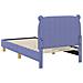 Struttura letto bambini con testata Blu jeans 80 x 160 cm - Foto miniatura 7