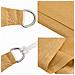 Vela Parasole 160 g /m² Triangolare Sabbia 4,5x4,5x4,5 m in HDPE - Foto miniatura 7