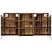 Set di Armadi da Bagno con lo scaffale 3 pcs 126 x 16 x 62.5 cm - Foto miniatura 7