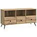 Mobile TV con cassetto Rovere Artigianale 102 x 34,5 x 50 cm - Foto miniatura 1